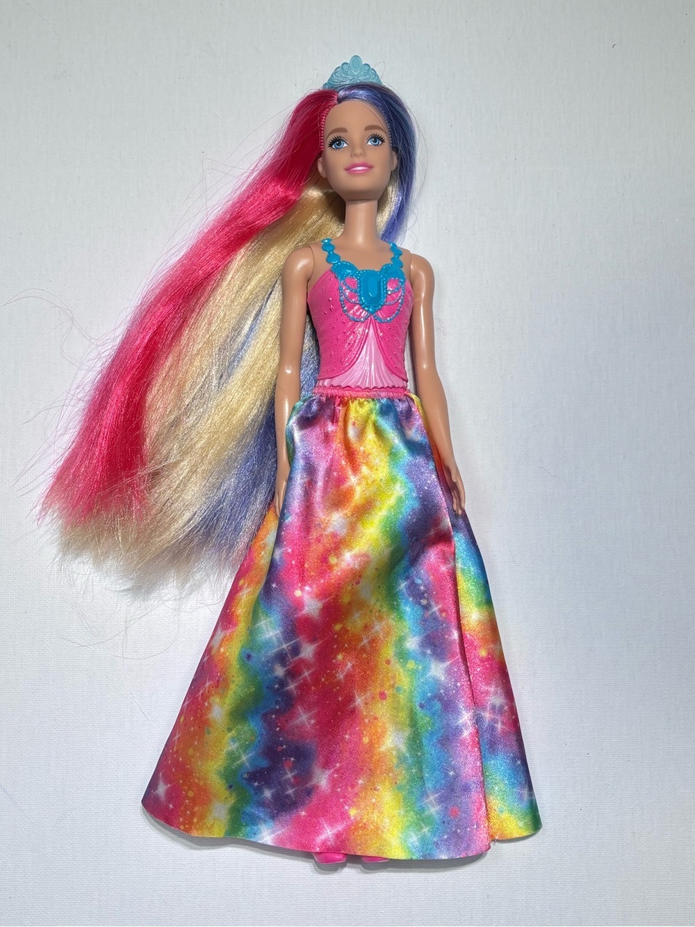 Barbie Dreamtopia Royal Princess Doll - Extra Long Rainbow Hair & Galaxy Skirt